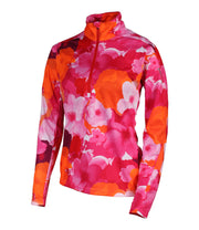 KA367P - Shift II Print - Women's 1/4 Zip Base Layer Karbon