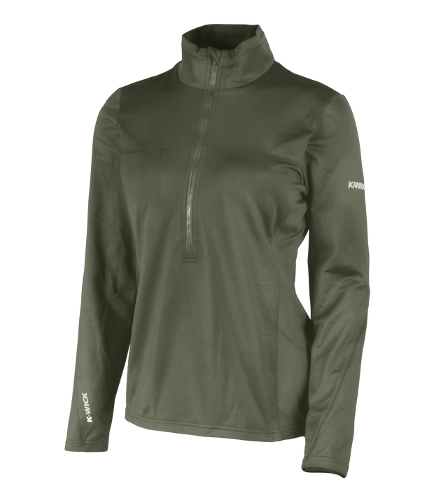 KA763 - Matrix T-Neck - Women's 1/4 Zip Base Layer Karbon