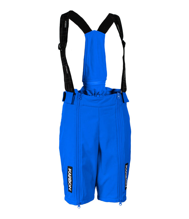 Carbon38 XS Takara Shiny Iridescent Blue Biker Workout Shorts 8” Inseam HR  